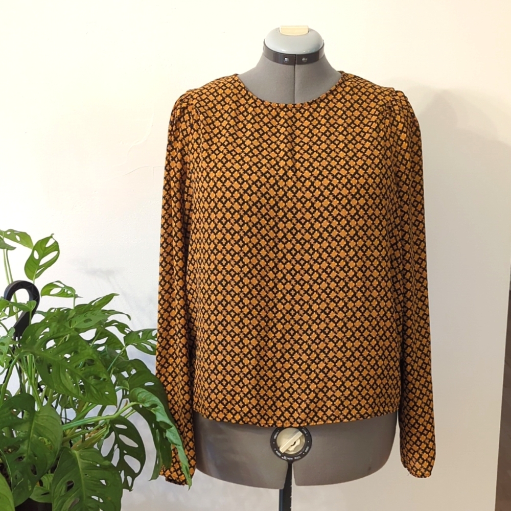 H&M Long Sleeve Blouse, Size 12